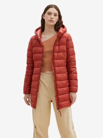 TOM TAILOR DENIM Between-Seasons Coat in Red