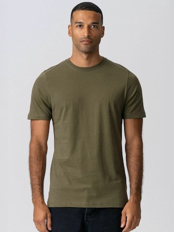 Chemise ' Organic Basic ' TEESHOPPEN en vert : devant