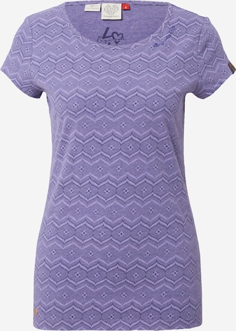 Ragwear Koszulka w kolorze fioletowy: przód
