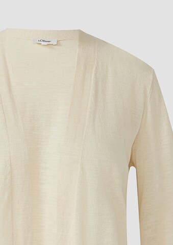 s.Oliver Strickjacke in Beige