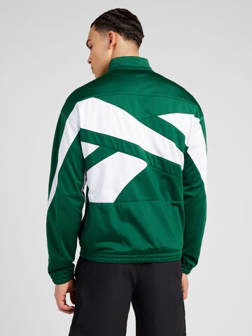 Reebok - Sudadera con cremallera 'VECTOR' en verde