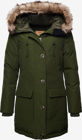 Superdry Winter Parka 'Rookie' in Green: front
