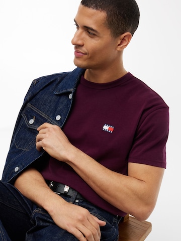 Tommy Jeans Tričko – fialová