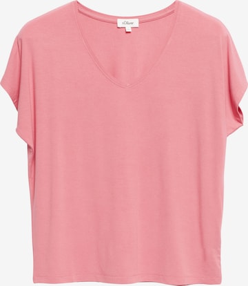 s.Oliver Shirt in Roze: voorkant