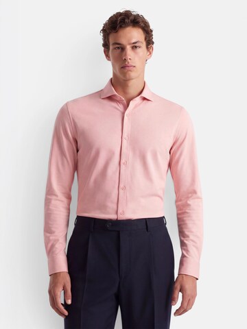Coupe slim Chemise business 'No. 19' Vercate en rose