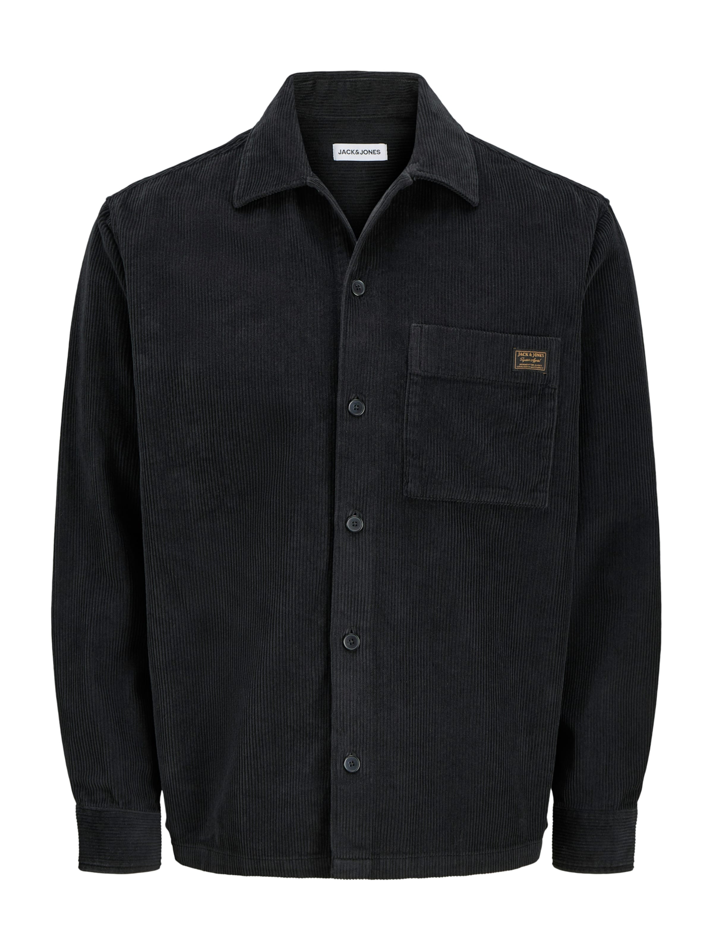 Chemise JACK & JONES en noir : devant