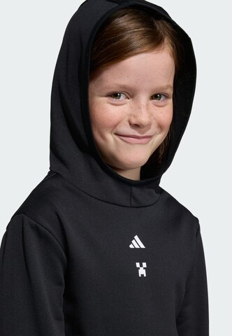 ADIDAS SPORTSWEAR Sportief sweatshirt 'Adidas x Minecraft' in Zwart