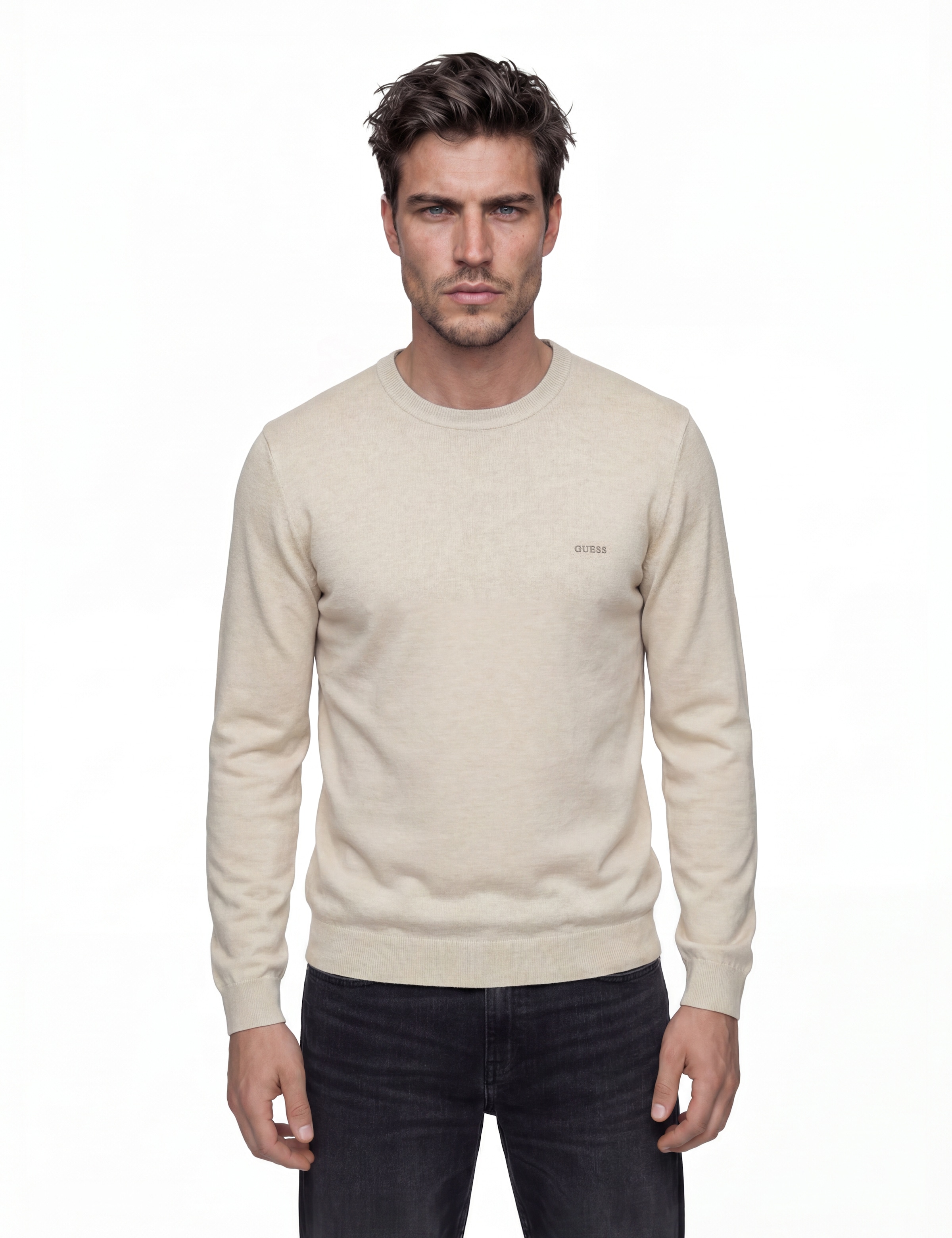 GUESS Pullover in Beige: Vorderseite