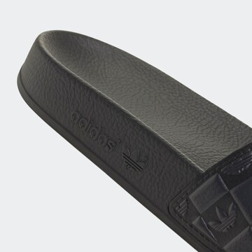 ADIDAS ORIGINALSNatikače s potpeticom 'ADILETTE' - crna boja