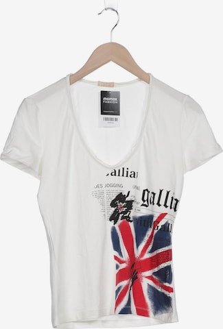 John Galliano T-Shirt S in Weiß: predná strana