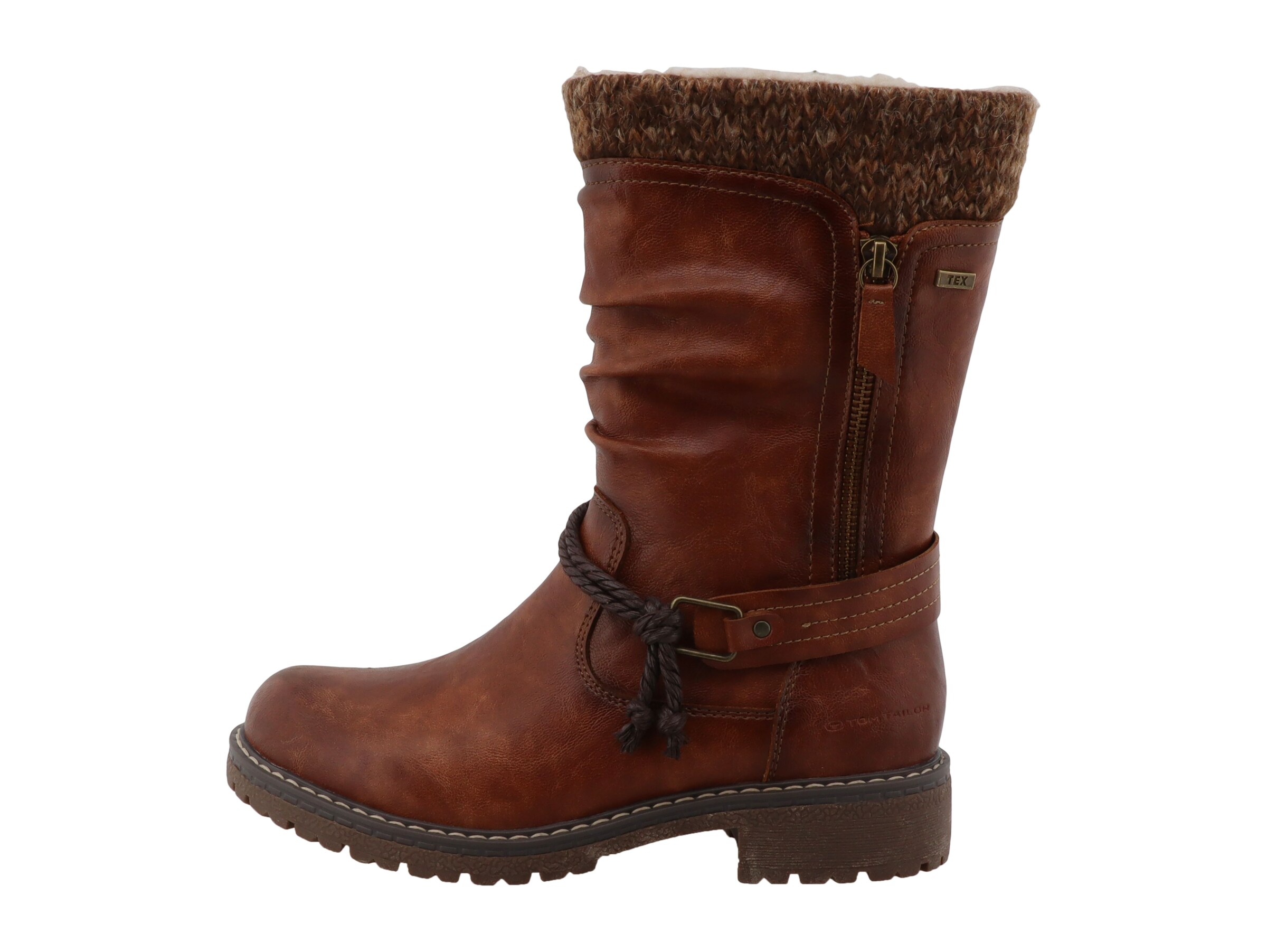TOM TAILOR Stiefelette in Braun