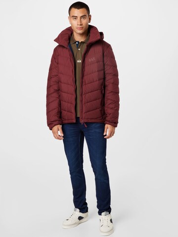 JACK WOLFSKIN - Casaco outdoor 'Fairmont' em vermelho