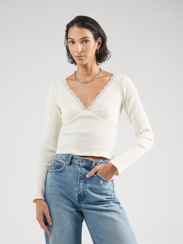 Maglietta di Miss Selfridge in beige: frontale