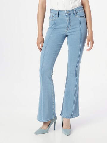 HOLLISTER Bootcut Jeans in Blauw: voorkant