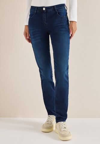 CECIL Slimfit Jeans in Blau: Vorderseite
