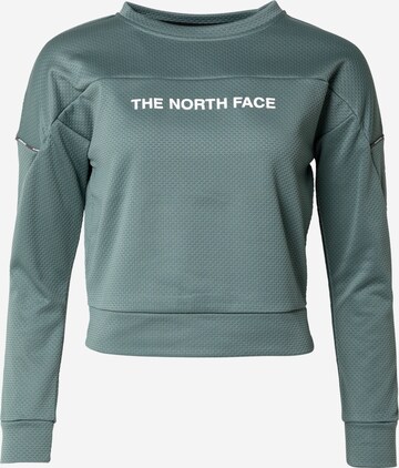 THE NORTH FACE Urheilullinen collegepaita värissä vihreä: edessä