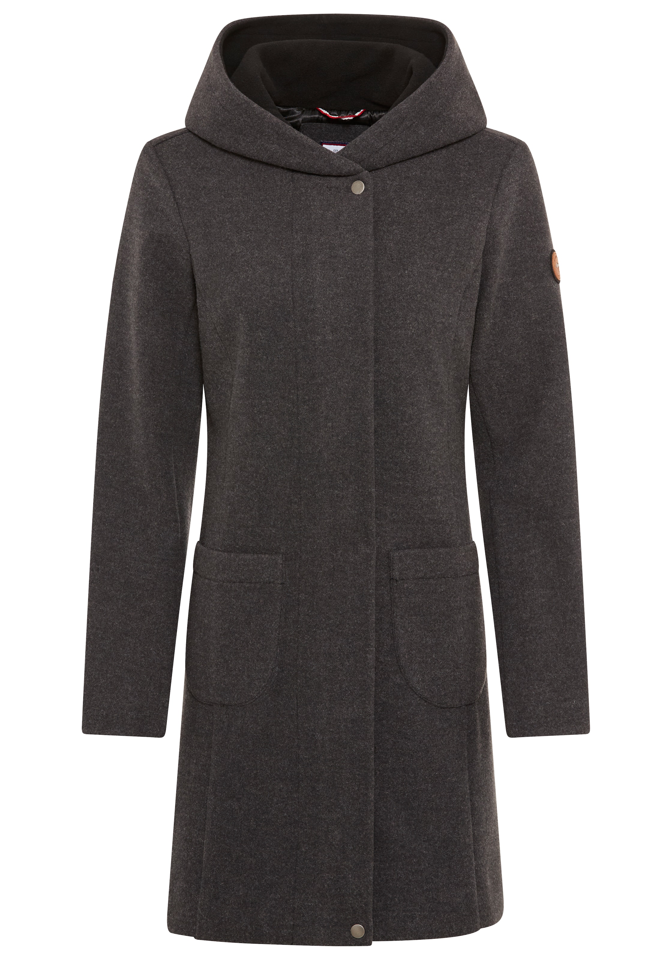 KangaROOS Between-Seasons Coat in Grey: front