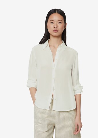 Marc O'Polo Blouse in Wit: voorkant