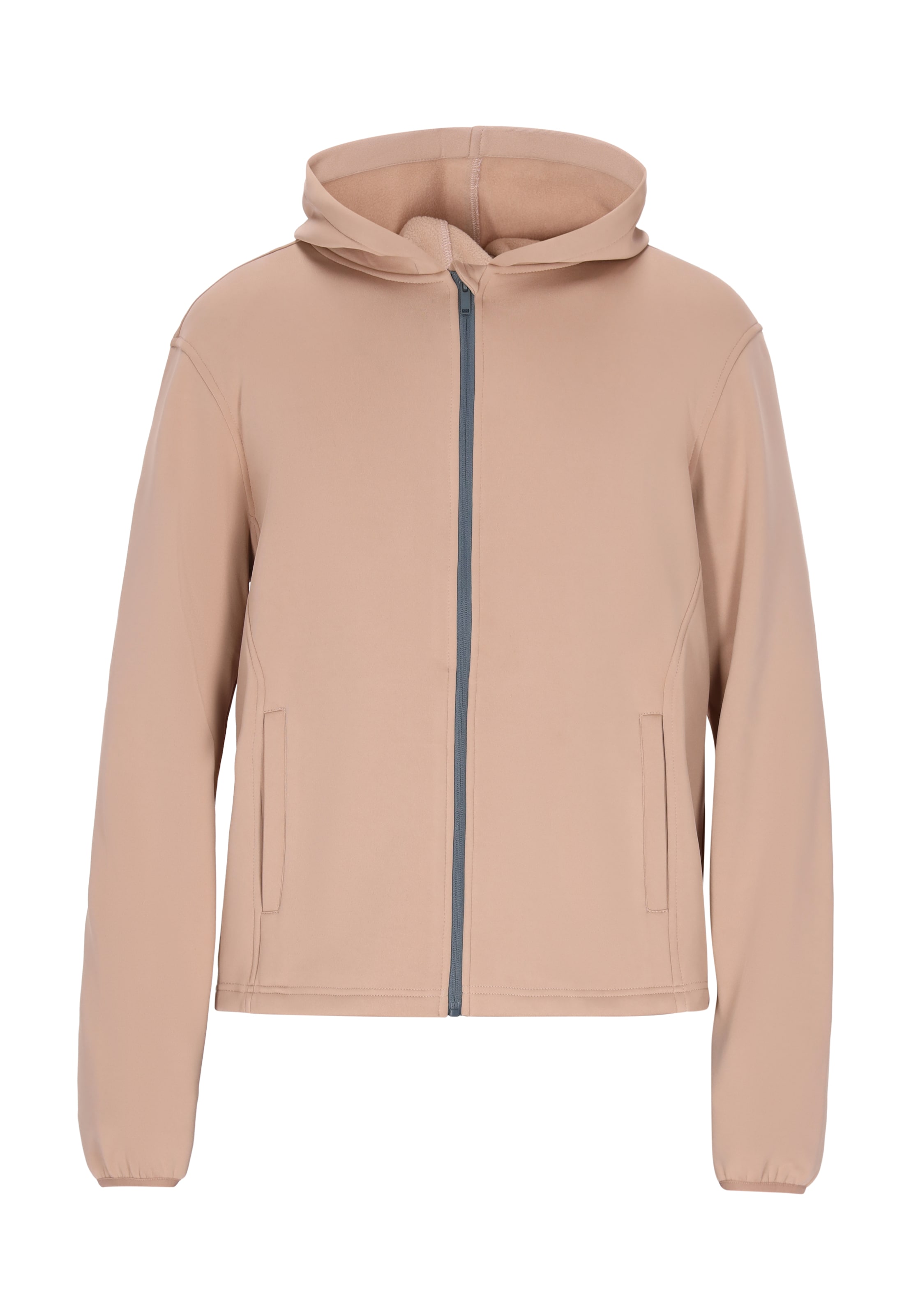 Mo ATHLSR Ζακέτα φούτερ σε μπεζ: μπροστά