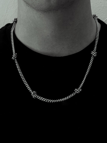 REYTEL - Cadena 'KNOTEN' en plata