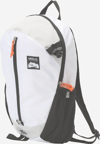 ADIDAS ORIGINALS Backpack 'Adventure Small' in White: front