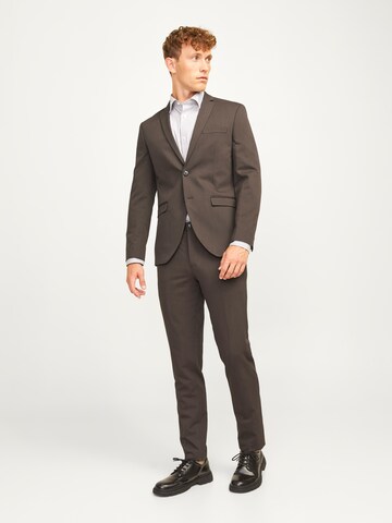 JACK & JONES Slim fit Kavaj 'JPRFranko' i brun