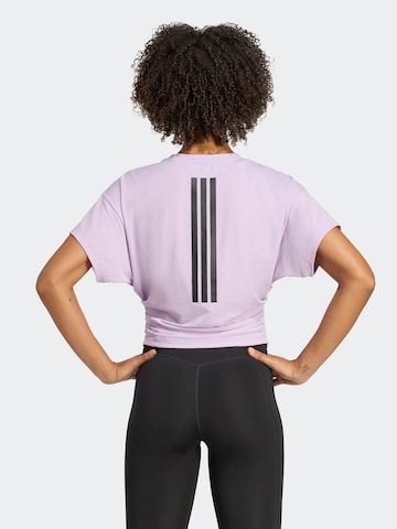 ADIDAS PERFORMANCE Λειτουργικό μπλουζάκι 'Power' σε λιλά: μπροστά