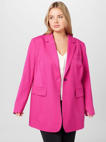 Tommy Hilfiger Curve Blazer in Purple: front