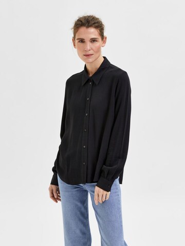SELECTED FEMME Bluse 'Viva' in Schwarz: Vorderseite