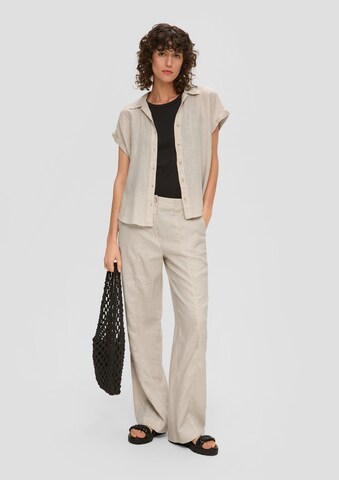 s.Oliver Loosefit Byxa i beige