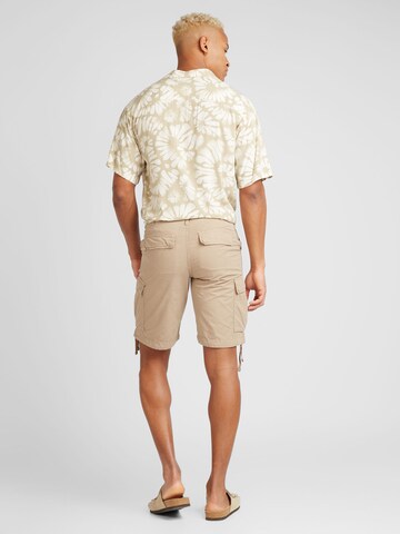JACK & JONES Loose fit Cargo trousers 'Cole Tucker' in Beige