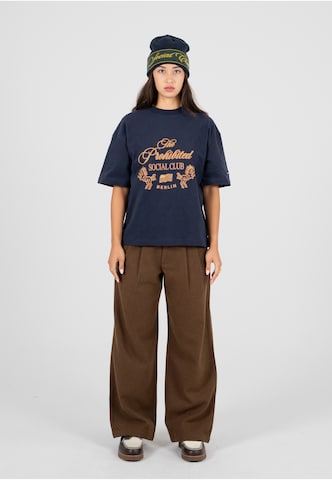 Maglietta 'Clubhouse' di Prohibited in blu