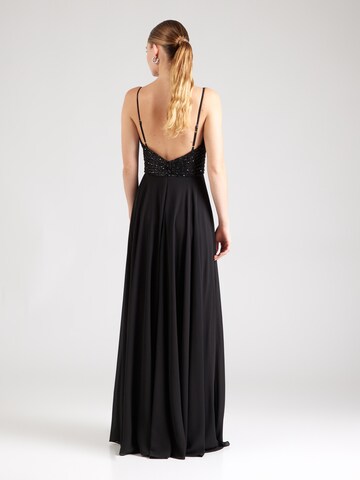 Robe de soirée mascara en noir