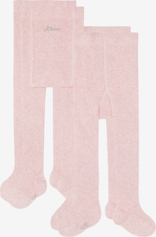 s.Oliver Tights in Pink: front