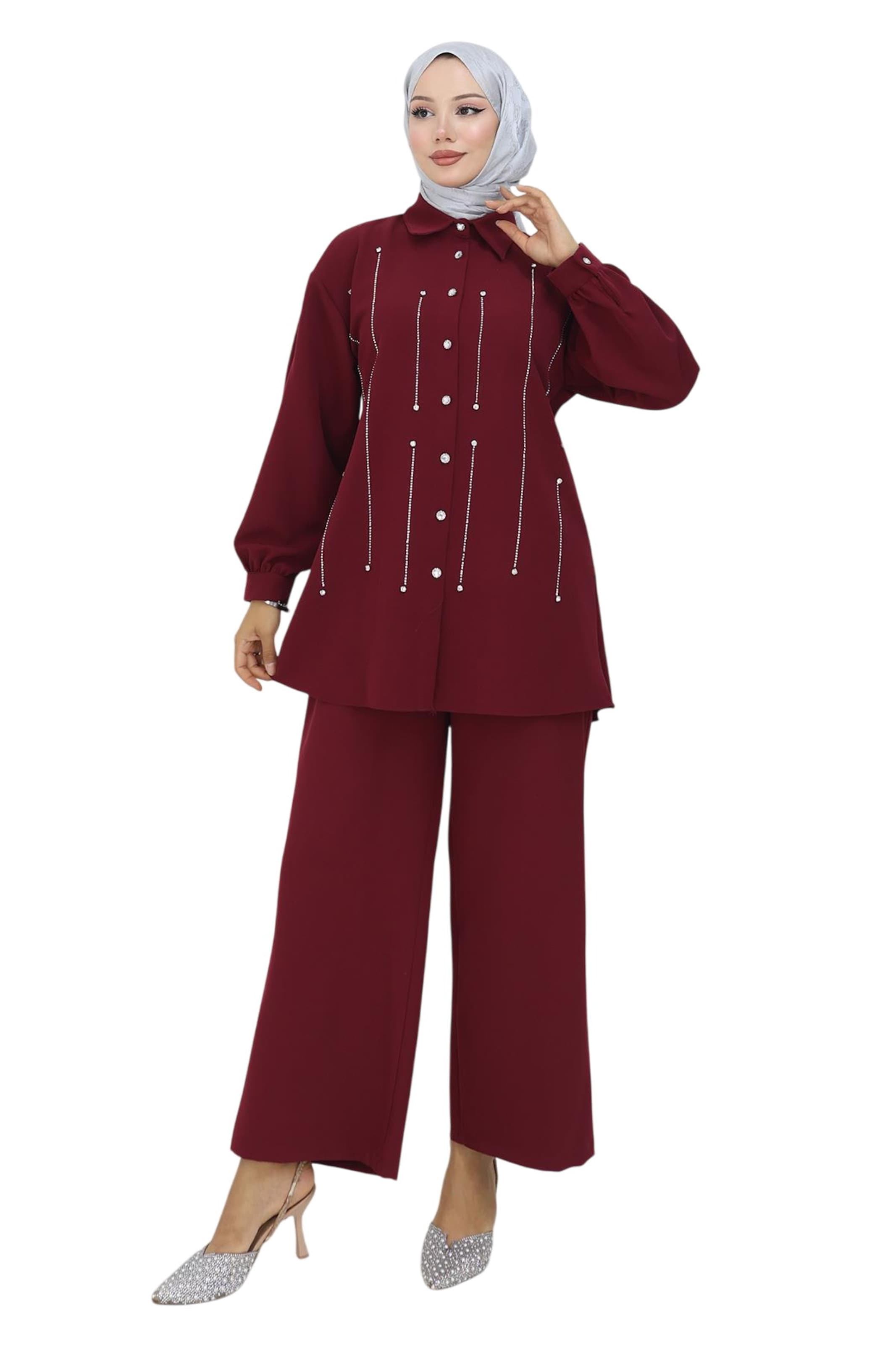 MODAMIHRAM Hosenanzug in Rot: Vorderseite