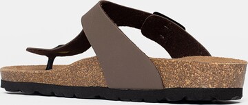 Bayton T-bar sandals 'Mercure' in Brown