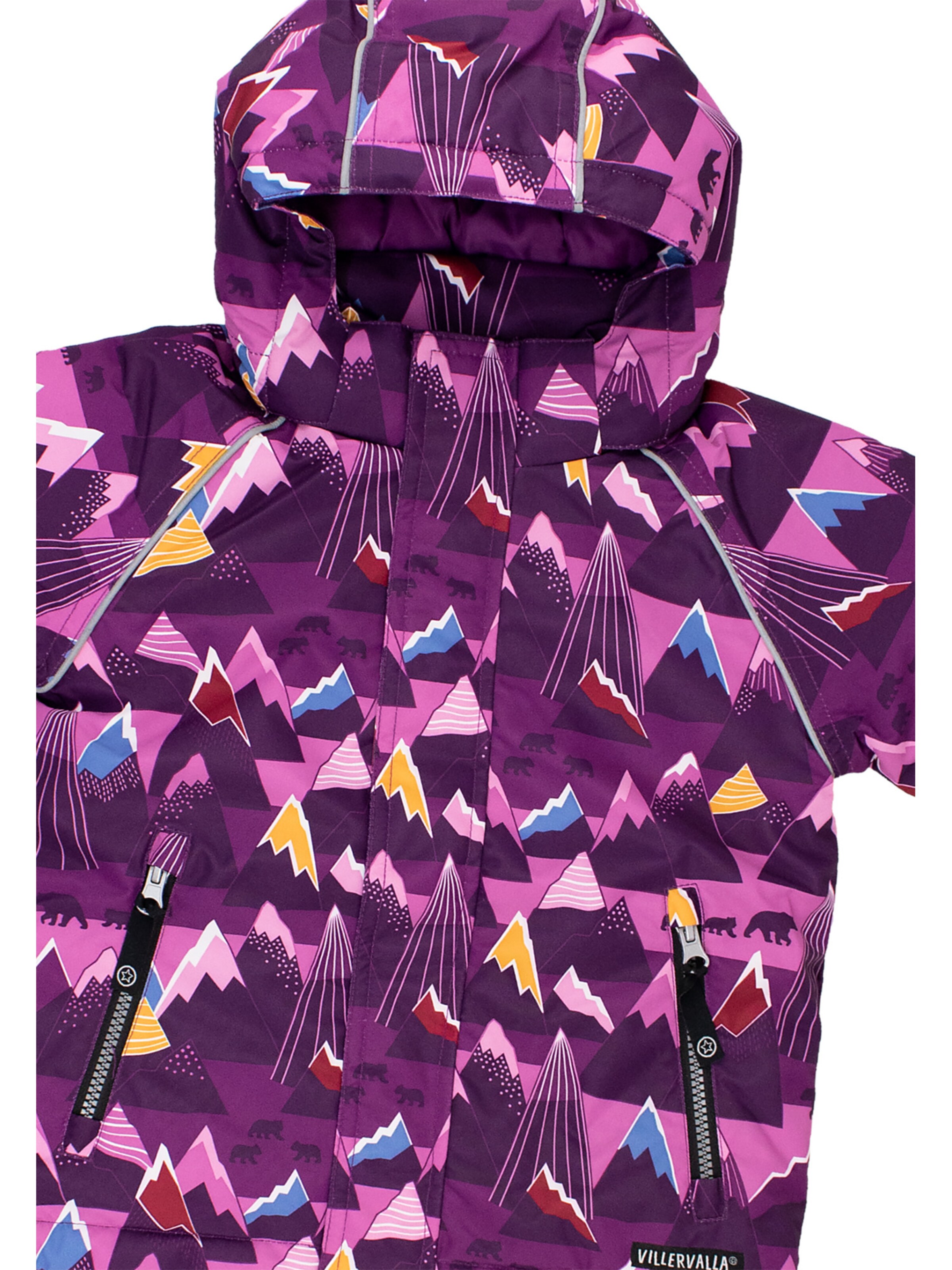 Villervalla Winter Jacket ' Mountain ' in Purple