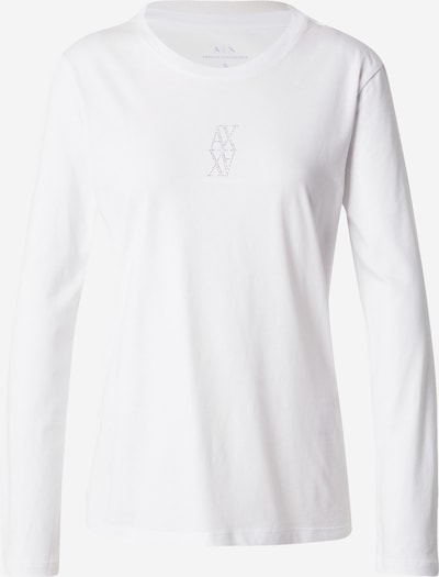 ARMANI EXCHANGE Paita värissä hopea / valkoinen, Tuotenäkymä