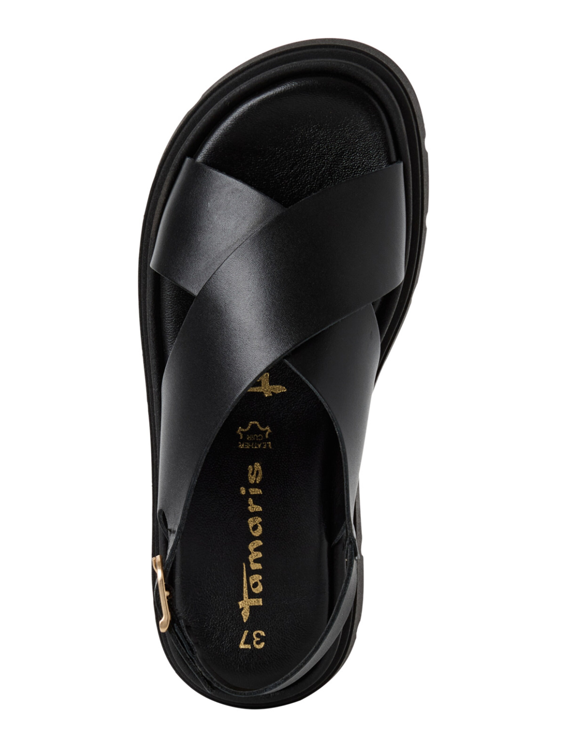 Sandales Tamaris en noir