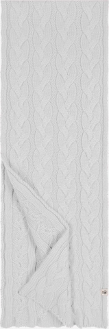 Roeckl Scarf 'BRAIDED CASHMERE' in White: front