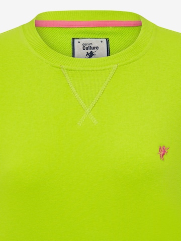 DENIM CULTURE Sweatshirt 'Wendy' i grønn