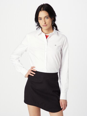 GANT Blouse in Wit: voorkant