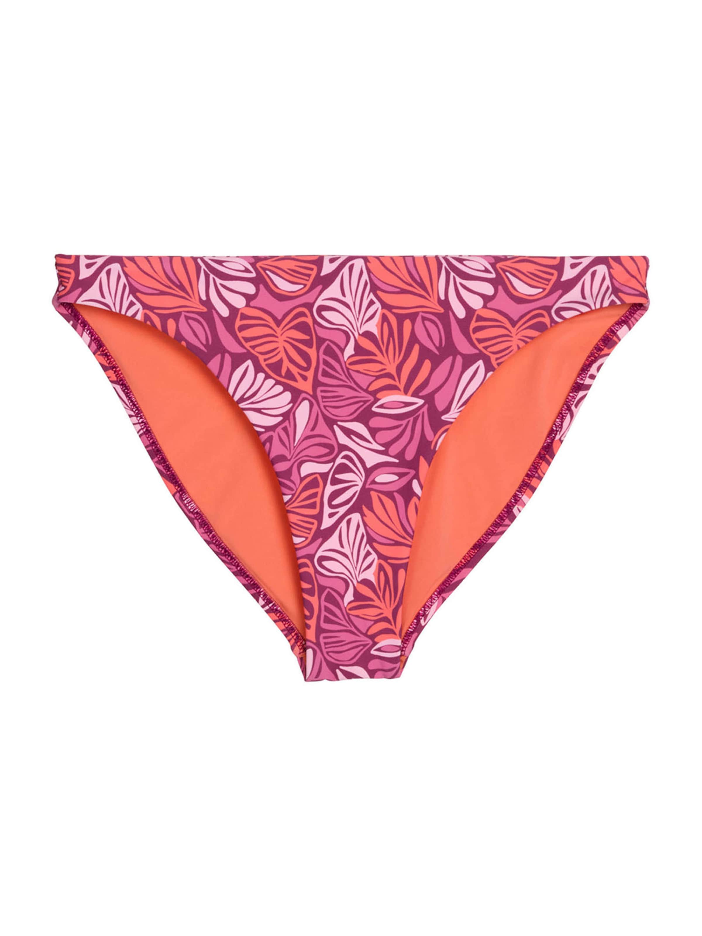 Marc O'Polo Bikini Bottoms ' Abstract Leaf ' in Orange: front