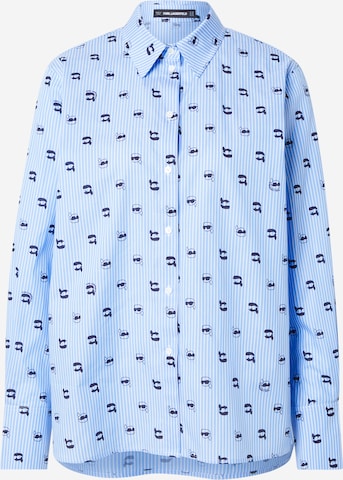 Karl LagerfeldBluza 'Ikon' - plava boja: prednji dio