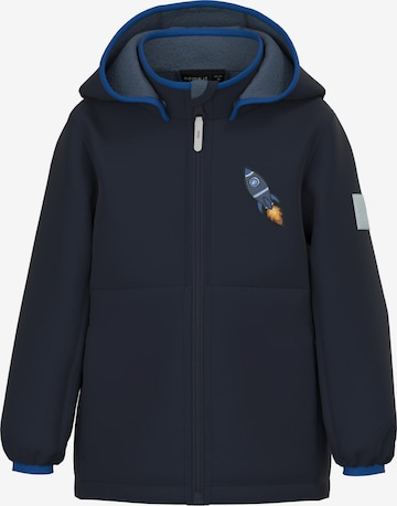 NAME IT Weatherproof jacket 'Malta' in Blue: front