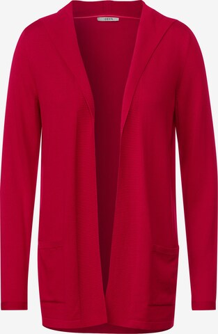 CECIL Knit Cardigan in Red: front