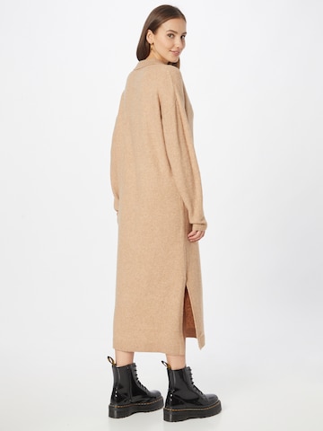 COMMA Gebreide jurk in Beige