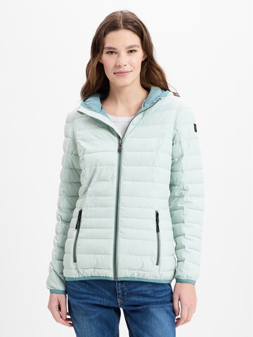 Marie Lund Between-Season Jacket in Green: front