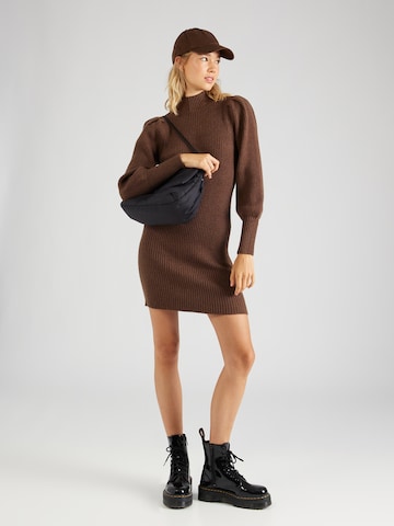ONLY Knitted dress 'Katia' in Brown