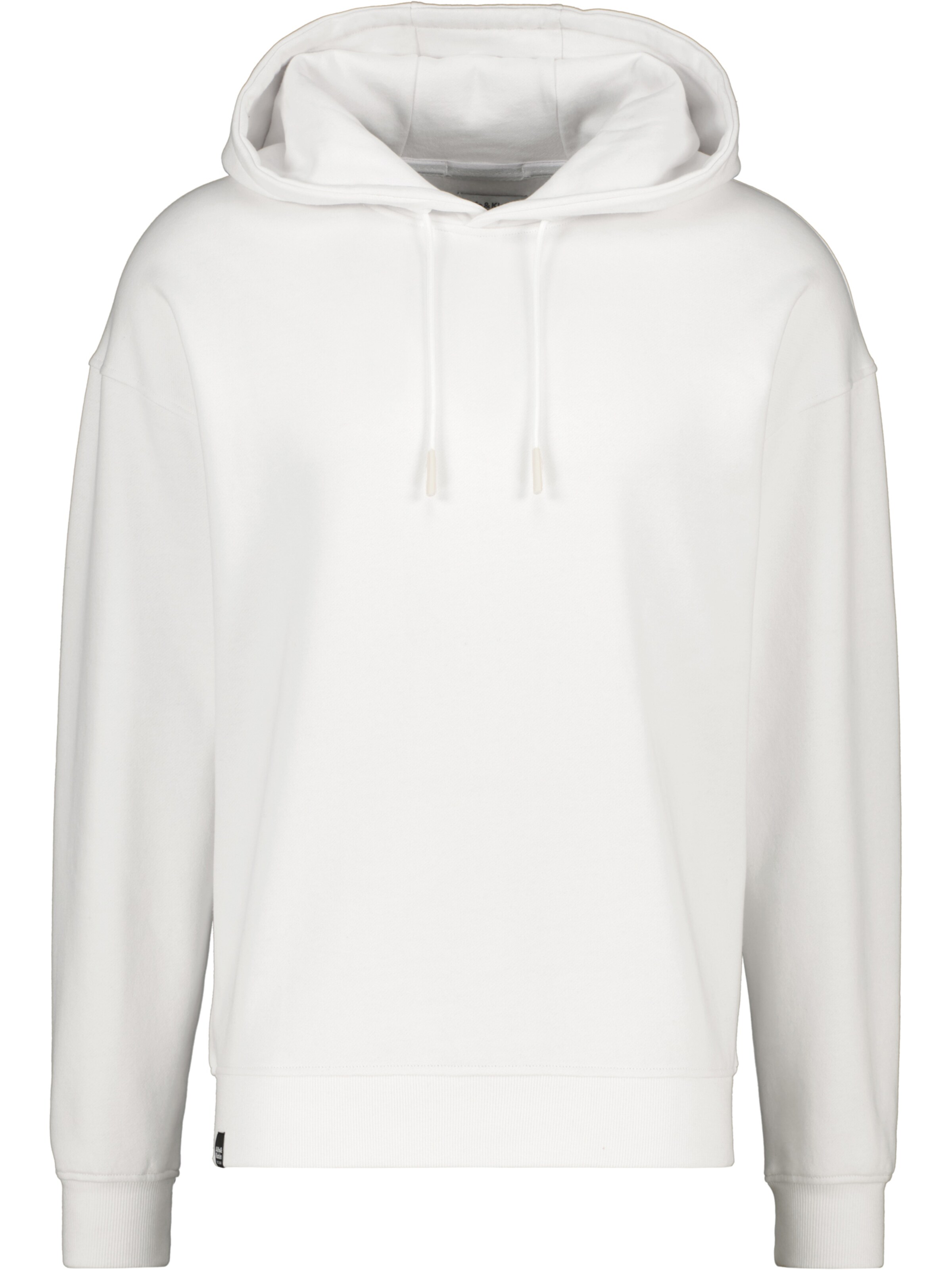 alife & kickin Μπλούζα φούτερ 'BelaAK A' σε λευκό: μπροστά